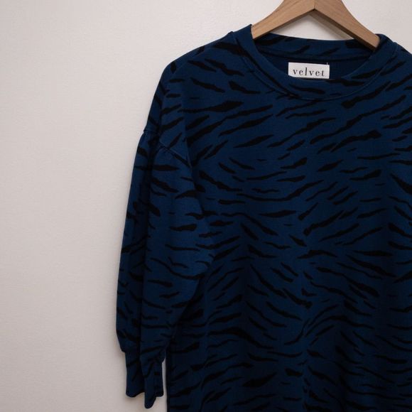 Anthropologie Velvet by Graham and Spencer Malisa Puff-Sleeved Tunic Dress Small - Picture 5 of 10